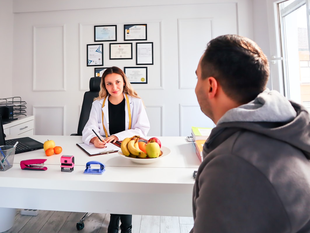 Nutritionist consultation session